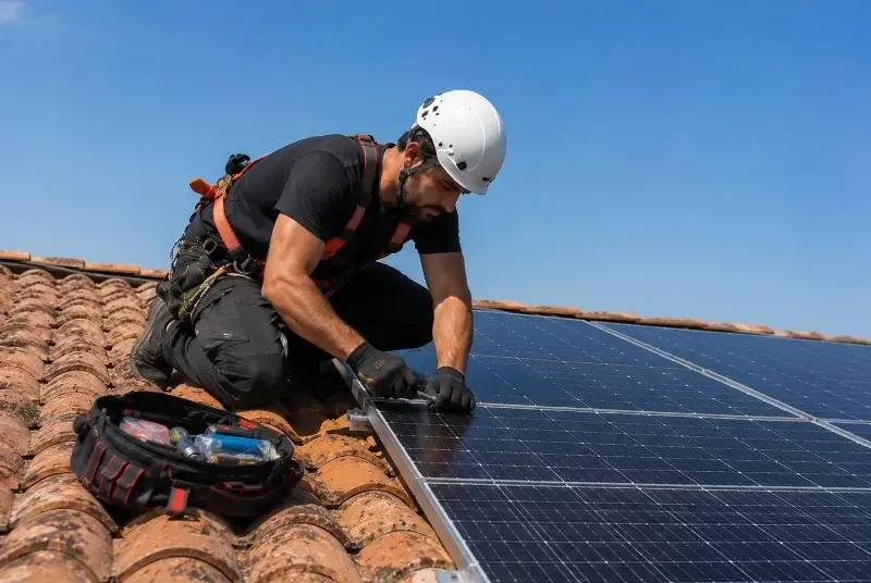 Maintenance et monitoring de panneaux solaires à Toulouges