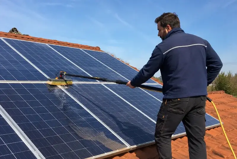 Nettoyage et entretien de panneaux solaires à Toulouges